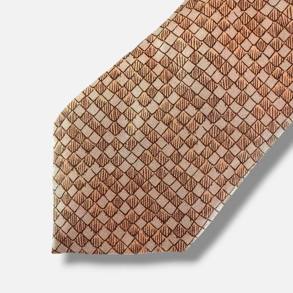 Hermes silk necktie